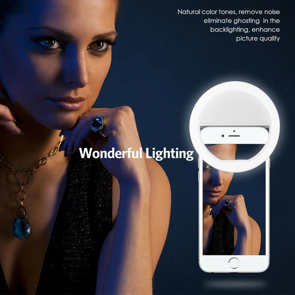 Anneau lumineux LED USB rechar - Photography Lighting Set Up avis et prix