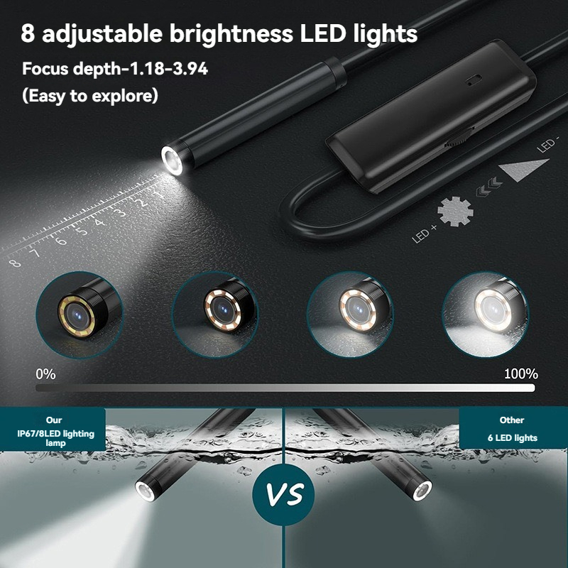 Endoscope industriel à objecti - Macro Photography Led Lighting avis et prix
