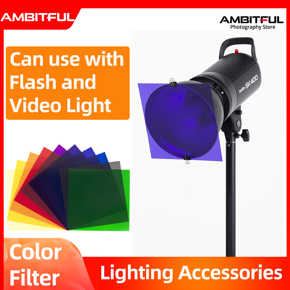 Filtre de couleur pour éclaira - Photography Lighting Gel avis et prix