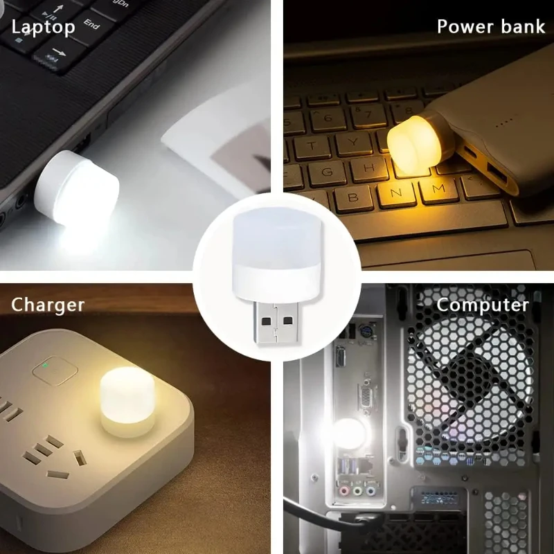 Mini veilleuse USB blanc chaud - Photography Lighting Book avis et prix