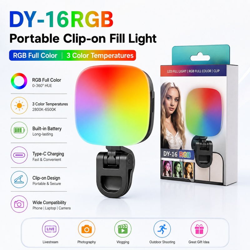 Lampe de remplissage LED RGB p - Photography Lighting Handheld avis et prix