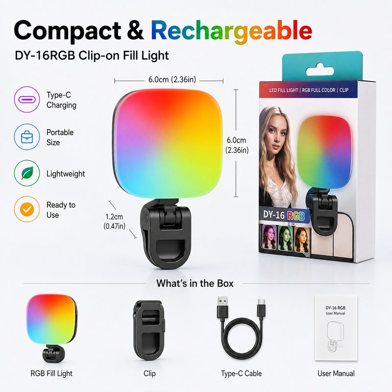 Lampe de remplissage LED RGB p - Photography Lighting Handheld avis et prix