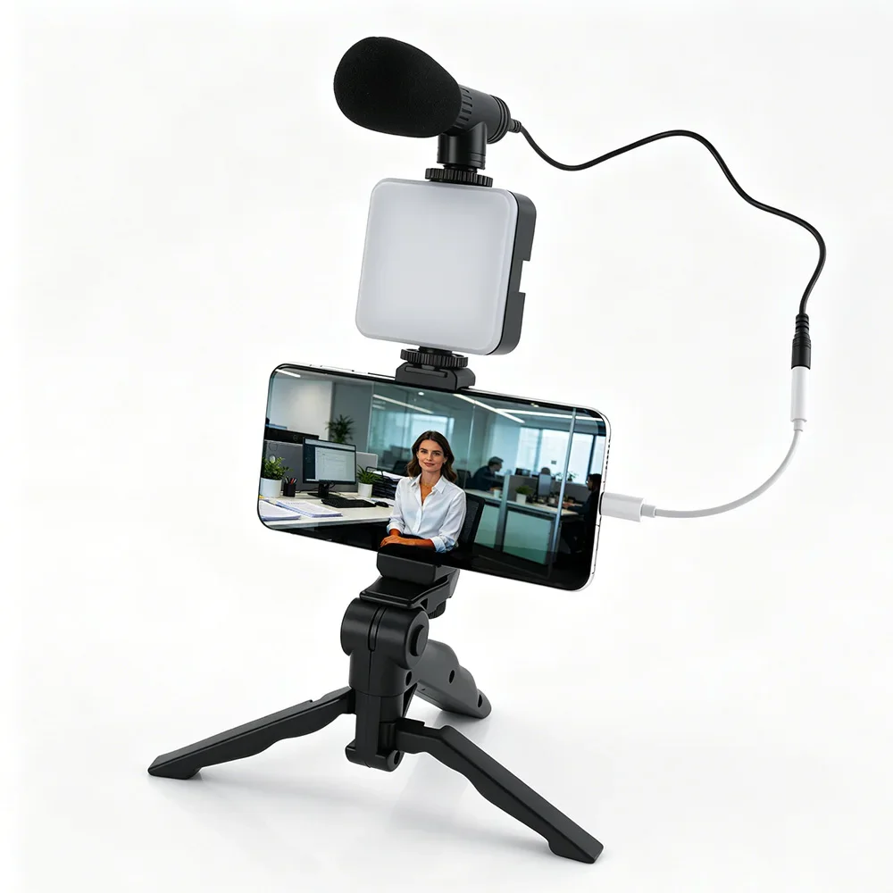 Kit de vlogging pour smartphon - Photography Lighting Kit Portable avis et prix