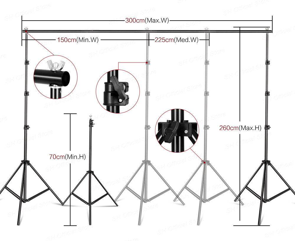 Kit d'éclairage de studio phot - Photography Video Lighting Kit avis et prix