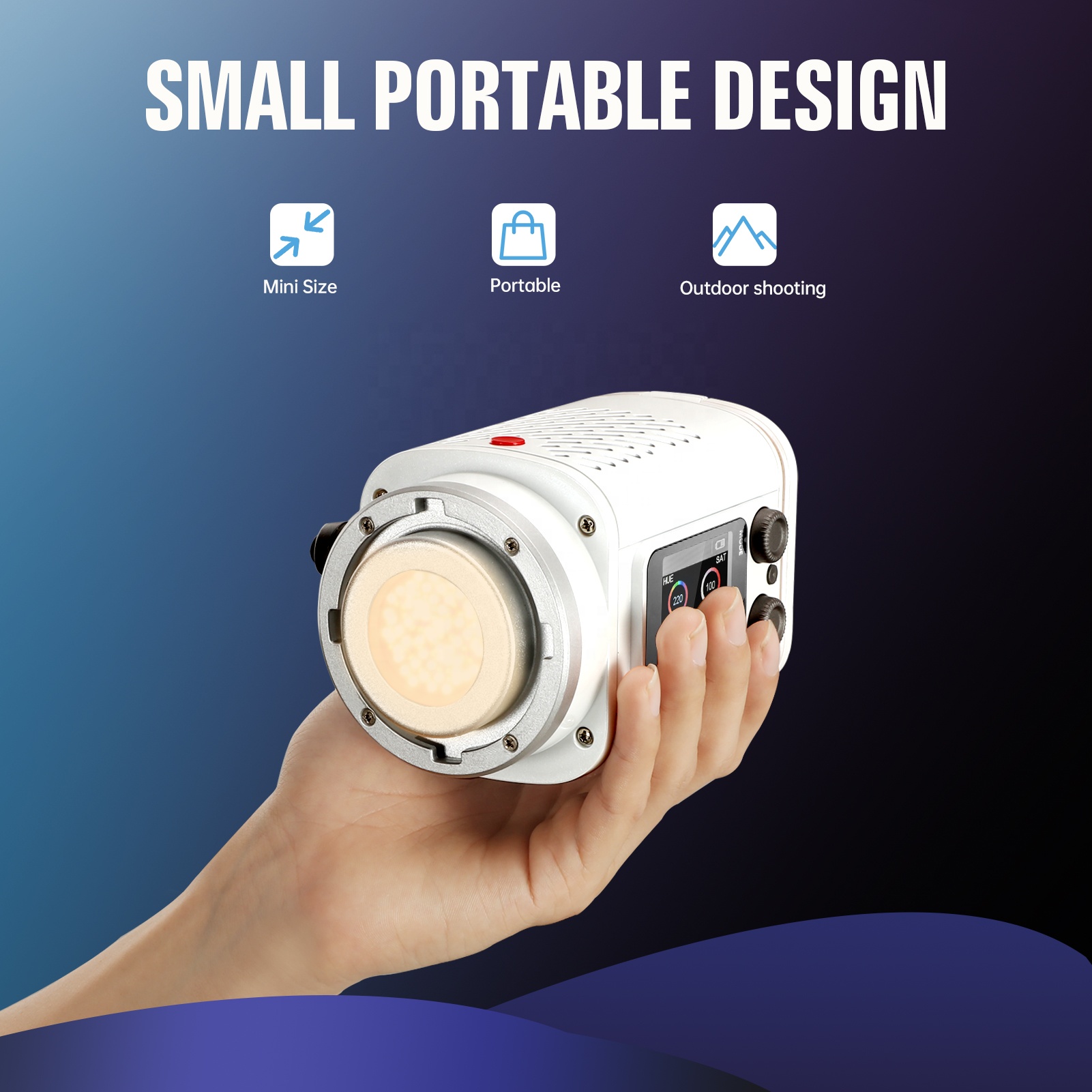 Kit d'éclairage vidéo LED port - Photography Lighting Kit Portable avis et prix